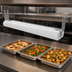 Thumbnail image #4 for Vollrath 48-Inch Low Profile Unlighted Strip Heat Lamp with Aluminum Housing, White Hammer Powder Coat, 120V