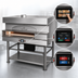 Thumbnail image #4 for Marra Forni ELMS68-32 Freestanding Square Electric Pizza Deck Oven with 68 x 32 Inch Brick Hearth