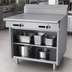 Thumbnail image #4 for Garland Cuisine Series 36-Inch Heavy Duty Gas Hot Top Range with Two 18-Inch Even-Heat Hot Tops and Open Cabinet Base