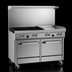 Thumbnail image #4 for Southbend Ultimate 48-Inch Gas Restaurant Range with 4 Star Burners, 24-Inch Thermostatic Griddle, Standard Oven and Cabinet Base