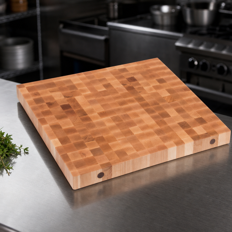 Product image #4 for John Boos Boos Block 30-Inch Square End Grain Maple Island Countertop