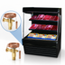 Thumbnail image #4 for Howard-McCray Ovation Series 51-Inch Remote Meat Open Merchandiser with 2-Tier Slanted LED Shelves, Black