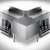 Thumbnail image #4 for Advance Tabco Prestige 90° Outside Corner Underbar Corner Filler with Removable Perforated Drainboard Top