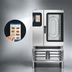 Thumbnail image #4 for Convotherm K12 Maxx Pro 10.10 Half-Size Gas Combi Oven/Steamer School Package with Stand
