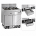 Thumbnail image #4 for Imperial Electric Floor Model 6-Tank Battery Fryer with Built-In Filter System, 50 lb. Each