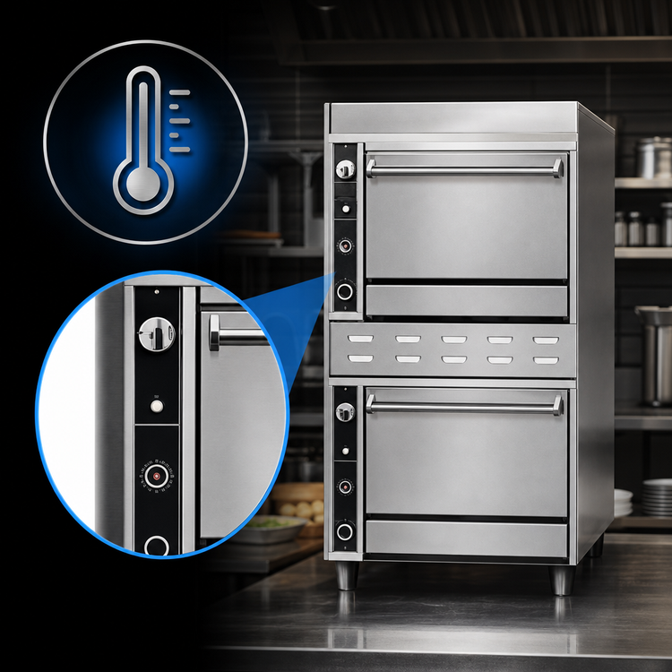 Product image #4 for Titan JTRH-236CC Heavy Duty 36 Inch Stacked Gas Convection Oven Range