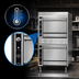 Thumbnail image #4 for Titan JTRH-236CC Heavy Duty 36 Inch Stacked Gas Convection Oven Range