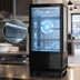 Thumbnail image #5 for Titan Series Countertop Refrigerated Display Case with 1 Hinged Glass Door and 3 Shelves