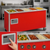 Thumbnail image #4 for Vollrath 4-Series Signature Server 5-Well Mobile Hot Food Serving Counter with Stainless Steel Top