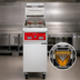 Thumbnail image #5 for Vulcan PowerFry5 High-Efficiency Free-Standing Gas Fryer, 15-1/2 Inch Wide, Digital Controls, 45-50 lb Capacity