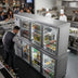 Thumbnail image #3 for Continental Refrigerator BB79SNSSGDPT 79 Inch Shallow Depth Pass-Thru Back Bar Cooler with 6 Glass Doors