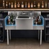 Thumbnail image #4 for Eagle Group 1800 Series Underbar Ice Bin/Cocktail Station with Center Ice Bin, Blender Recess, and Bottle Wells, 50