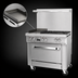 Thumbnail image #4 for Southbend Ultimate 36-Inch Commercial Gas Range with 4 Star/Sauté Burners, 12-Inch Left Griddle, and Standard Oven