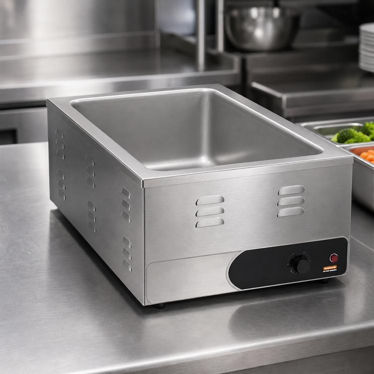 Product image #4 for Nemco 6055A-220 Full-Size Wet Countertop Food Warmer, 220V
