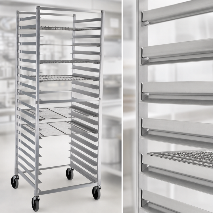 Product image #4 for New Age NS947KD Mobile Donut Screen Rack for 20 24 Inches x 24 Inches Screens
