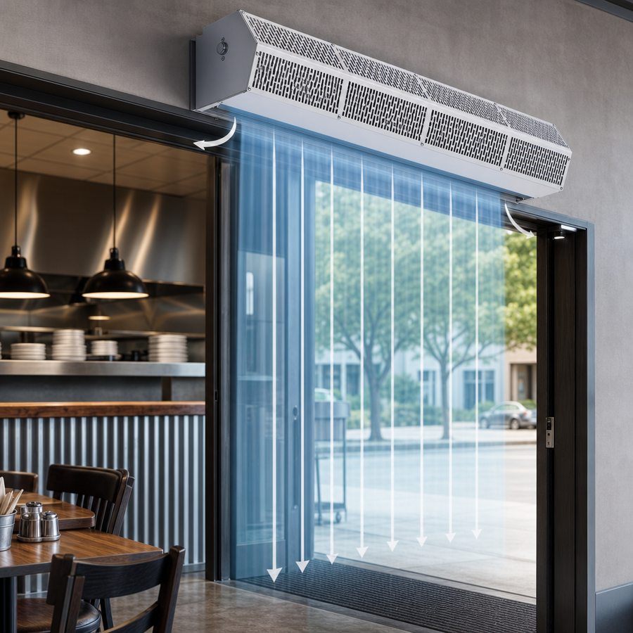Unheated Air Curtain