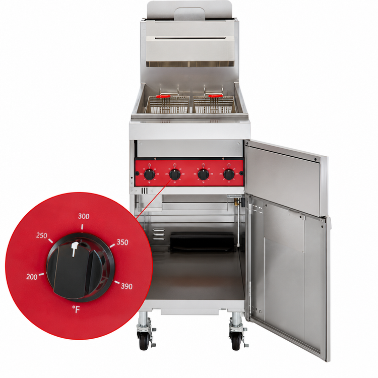 Product image #5 for Vulcan PowerFry3 1TR45A Free-Standing Gas Fryer, 45-50 lb. Capacity