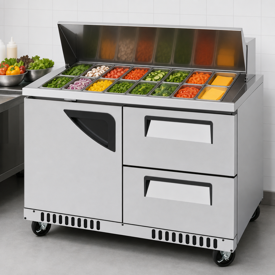 12-Pan Stainless Steel Top