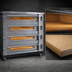 Thumbnail image #4 for Marra Forni ELST55-36/4 Four-Deck Electric Stackable Deck Oven with 55 x 36-Inch MarraStone Cooking Surface