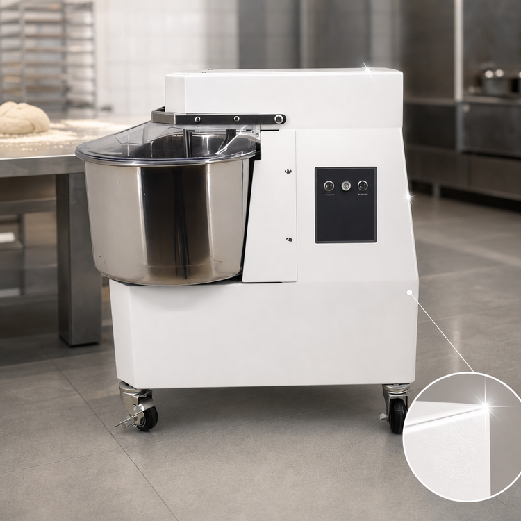 Product image #5 for Trento MX-IT-0030-F Fixed Bowl Spiral Dough Mixer, 32L / 70.5 lb. Capacity, 220V