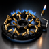 Thumbnail image #4 for Town Equipment 32-Tip Natural Gas Jet Burner with Pilot, 116,000 BTU