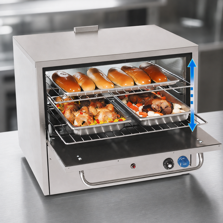 Product image #4 for Comstock-Castle B31N Tabletop Gas Deck Bake Oven with 31-1/2-Inch Wide Deck