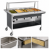 Thumbnail image #4 for Atlas Metal CAIH-5 5-Well Electric Mobile Hot Food Serving Counter