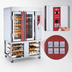 Thumbnail image #4 for Mini Rotating Rack Gas Bakery Oven with Stand, 8-Pan Capacity