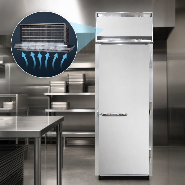 Product image #4 for Continental Refrigerator D1FINSAE Designer Line One-Section Extra-High Roll-In Freezer