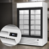 Thumbnail image #4 for Beverage-Air MarketMax™ 2-Section Reach-In Sliding Glass Door Refrigerated Merchandiser, 46.15 Cu. Ft., White