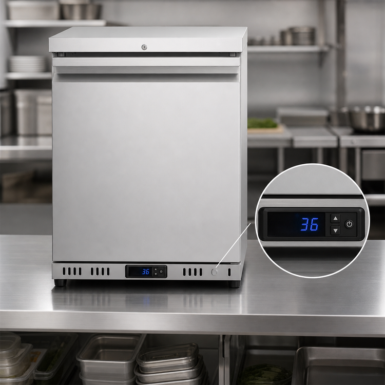 Product image #3 for Atosa AUR24SD 24-Inch Undercounter Reach-In Refrigerator, One Section, Solid Door, 3.7 Cu. Ft.