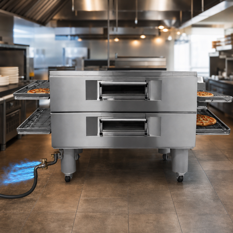 Product image #4 for Middleby Marshall X70G-1 Single-Deck Energy Management Natural Gas Conveyor Pizza Oven
