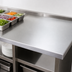 Thumbnail image #4 for John Boos Stainless Steel Countertop, 132 x 42 x 1-1/2 Inch, Flat No Backsplash