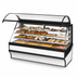Thumbnail image #5 for True 77-1/4 Inch Curved Glass Dry Pastry Display Merchandiser with Glass Ends, White Exterior/Interior, Floor Model