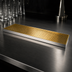 Thumbnail image #4 for Micro Matic Surface Mount Drip Tray Trough, 36 Inch x 8 Inch, Stainless Steel with PVD Brass Screen