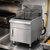 Thumbnail image #4 for Countertop Natural Gas Fryer, 30 lb Capacity, Stainless Steel, 2-Basket