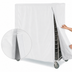 Thumbnail image #4 for Metro Vinyl-Nylon Coated Waterproof Cart Cover for 48 x 21 x 62 Inch Queen Mary & Banquet Carts