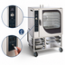 Thumbnail image #5 for Blodgett Combi CNVX-14G SGL Single Deck Gas Convection Oven with Floor Stand