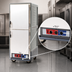 Thumbnail image #4 for Metro C5 3 Series Mobile Full Height Moisture Heated Holding & Proofing Cabinet with Gray Insulation Armour, Dutch Insulated Aluminum Doors, and Fixed Wire Slides
