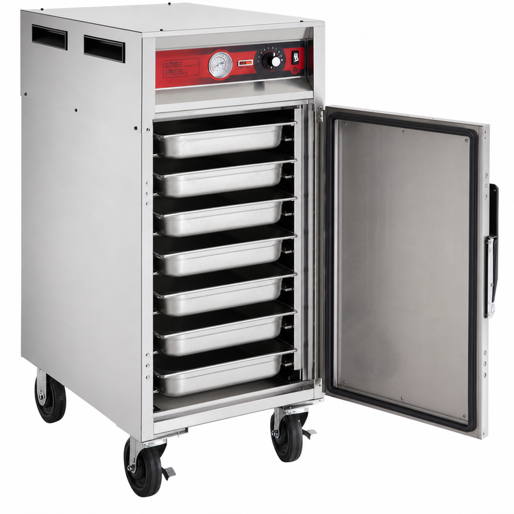 Product image #5 for Vulcan VHP7 Insulated Heated Holding/Transport Cabinet, 7 Full-Size Steam Table Pan Capacity