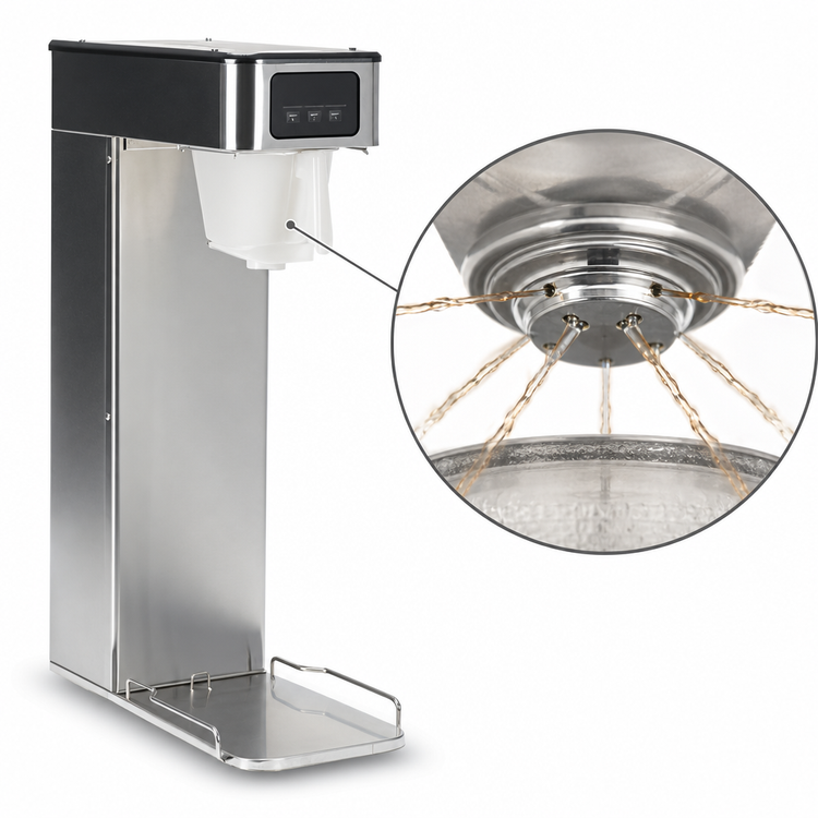 Product image #4 for BUNN ITB Infusion Series Countertop Automatic Tea Brewer, Plumbed, 3 Brew Buttons, 2 Batch Sizes