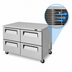 Thumbnail image #4 for Turbo Air Super Deluxe 48.25-Inch Two-Section Undercounter Drawer Freezer