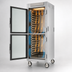Thumbnail image #4 for Metro C5 8 Series Full-Height Pass-Thru Controlled Temperature Holding Cabinet with Touchscreen Controls, Dutch Glass Doors, and 17-Pan Capacity