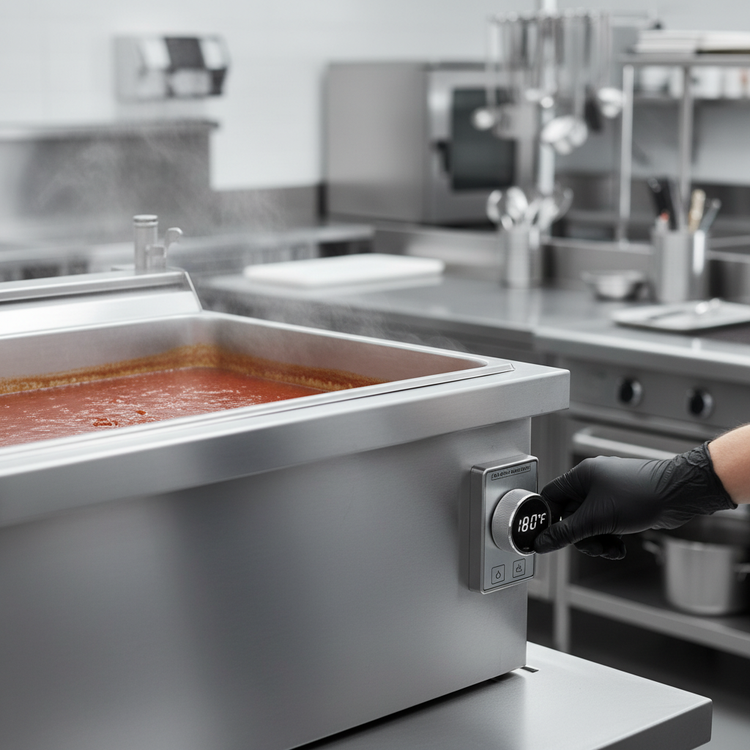 Product image #3 for Legion Combi-Pan CS41-5 Electric Tilting Skillet, 22.3-Gallon