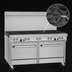 Thumbnail image #4 for Southbend Ultimate 60-Inch Commercial Gas Restaurant Range with 10 Star/Sauté Burners and 2 Standard Ovens