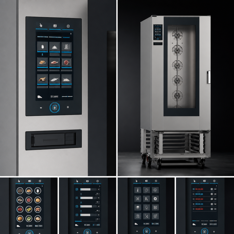 Product image #4 for ChefTop MIND.Maps Plus BIG Gas Roll-In Combi Oven with Included Trolley, 208-240V