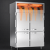 Thumbnail image #4 for Beverage Air P Series Top-Mount Pass-Thru Warming Cabinet with Solid Half Doors, 2-Section, 43.3 Cu. Ft.