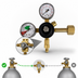 Thumbnail image #4 for Glastender High-Pressure CO2 Regulator Kit with Changeover Valve and Double Gauge