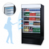 Thumbnail image #4 for Turbo Air TOM-36EB-N Vertical Air Curtain Open Display Merchandiser, 36-Inch Wide, 16.5 Cu. Ft., Self-Contained Refrigeration
