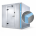 Thumbnail image #4 for AmeriKooler Quick Ship Indoor Walk-In Freezer Panels Only with Aluminum Floor, 8' x 10' x 7'-7